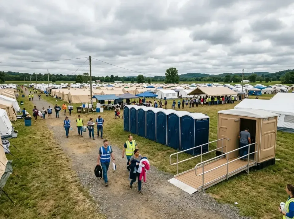disaster-relief-camp-restrooms-010 — frequently asked questions, Dumpster & Portable Bathrooms Rental in Riverton, IL